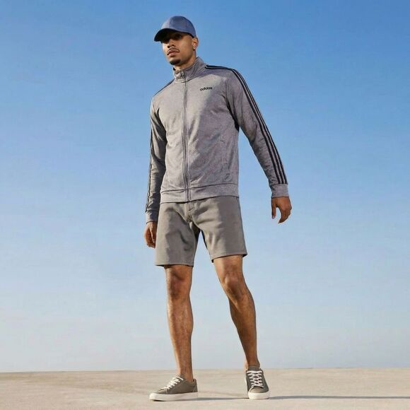 adidas Other - Adidas Vintage Sweater Jacket Nylon Gray Medium Men Medium